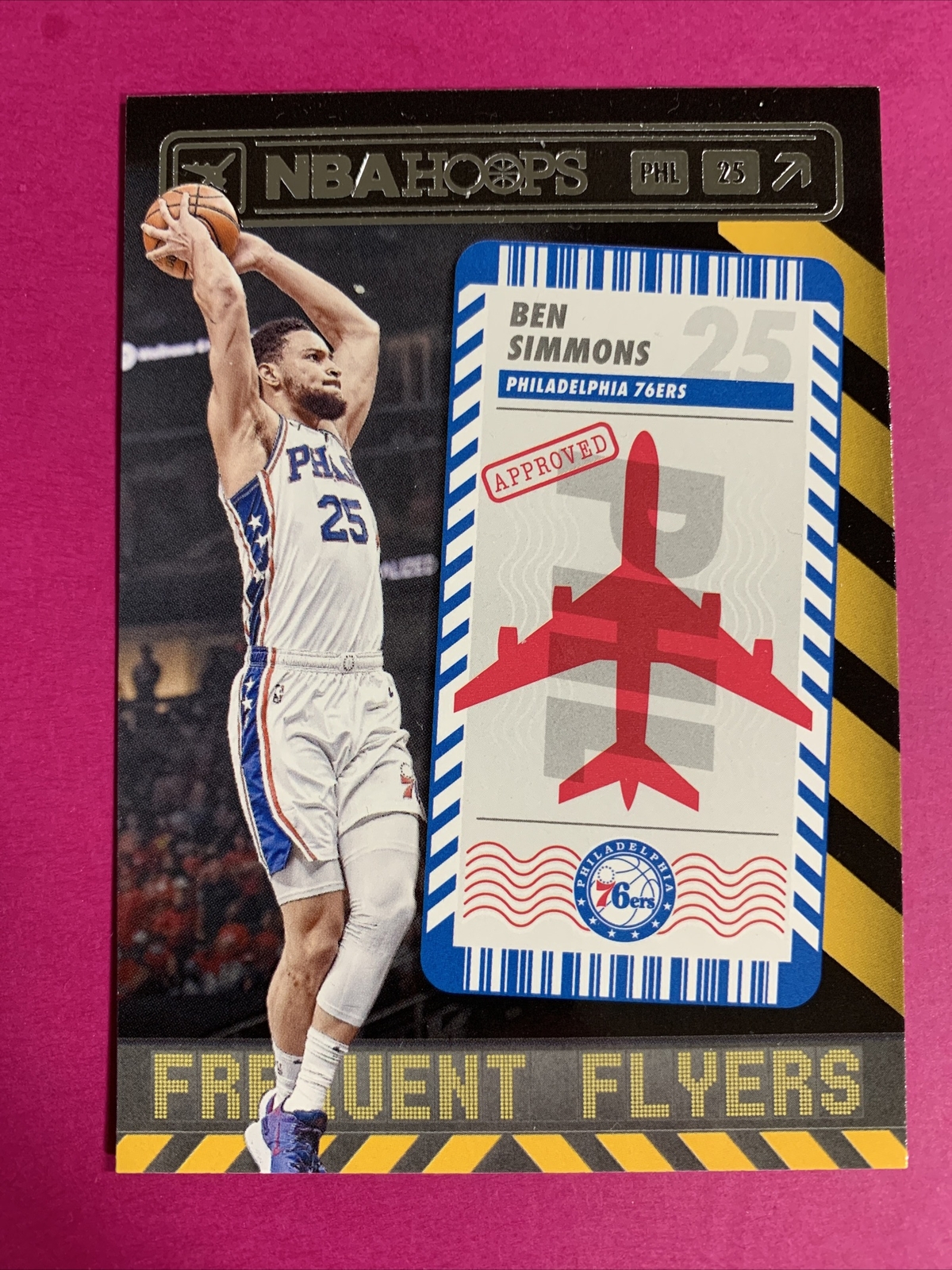 🐶 2021-22 NBA Hoops Frequent Flyers Ben Simmons Philadelphia 76ers #5