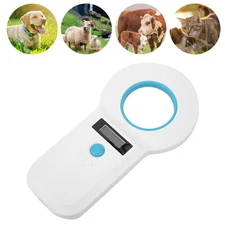 Animal Tag Reader Pet Microchip Scanner For 34.2Khz/125Khz Rechargeable Kit