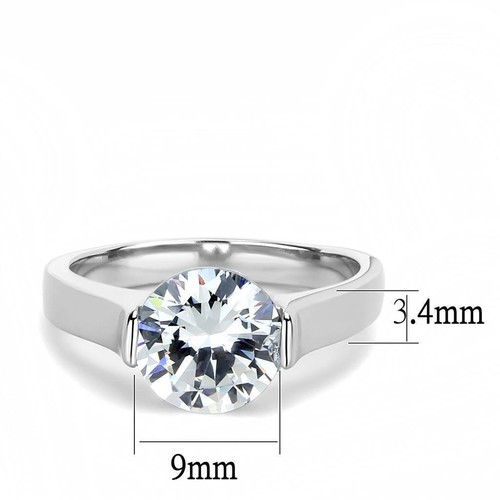 Anillo de Compromiso Boda y Matrimonio con Diamante Zirconi Para Mujeres Colore - Foto 2 di 11