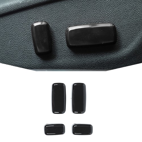 Interruptor de manija de ajuste de asiento negro botón bisel de ajuste para Chevrolet Camaro 2010-2015 - Imagen 2 de 6
