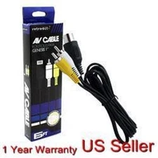 AV VIDEO TV CORD ADAPTER CABLE NEW FOR SEGA GENESIS 1 NEW IN BOX