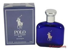 Polo Blue By Ralph Lauren 2.5oz/75ml Edt Spray For Men New In Box