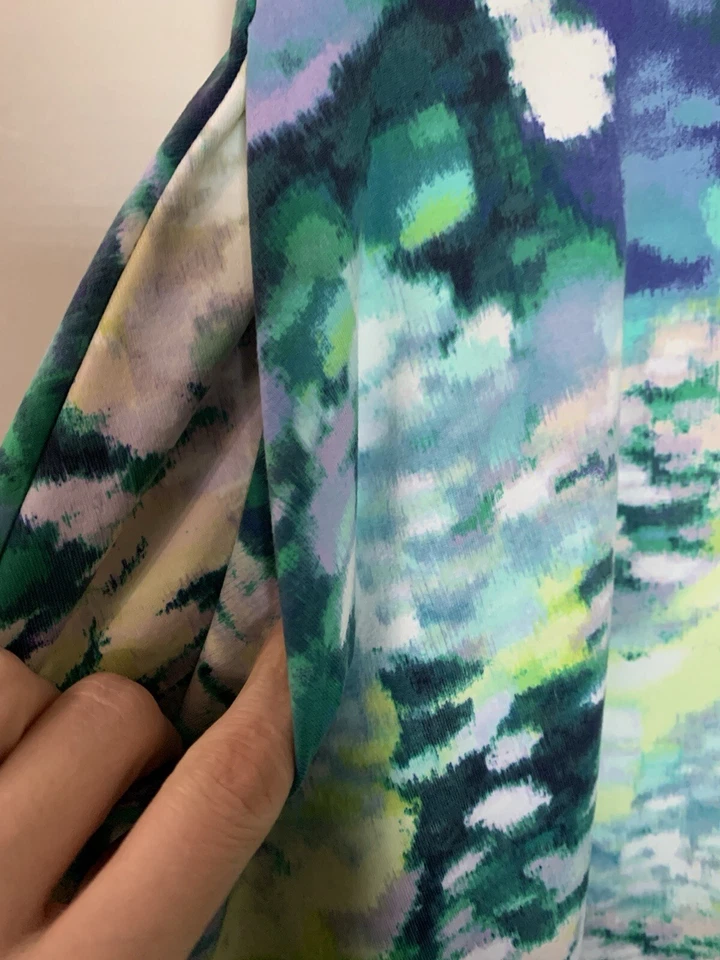 Falda Cynthia Rowley Acuarela Línea A Con Bolsillos Talla XS USADA EN EXCELENTE ESTADO Foto 3 de 4