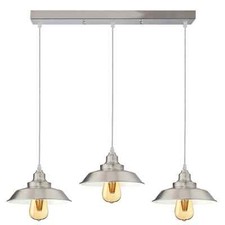 Image of E27 3 Way Ceiling Pendant Cluster Light Fitting vintage style pendant Lights UK