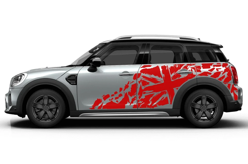 Bandera del Reino Unido calcomanías pegatinas vinilo diseño gráfico kit puertas laterales para Mini Countryman Foto 3 de 4
