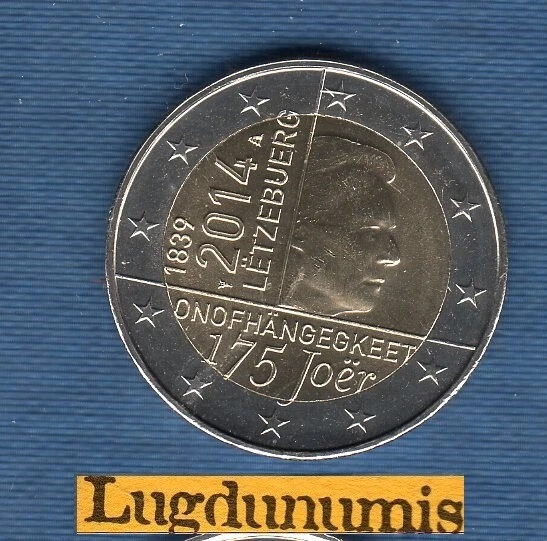 2 euro Commémo Luxembourg 2014 Indépendance du Luxembourg - Photo 1/1