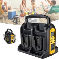 350W Power Inverter for Dewalt 20V Li-ion Battery 4-Port 20V to AC 110V 120V NEW