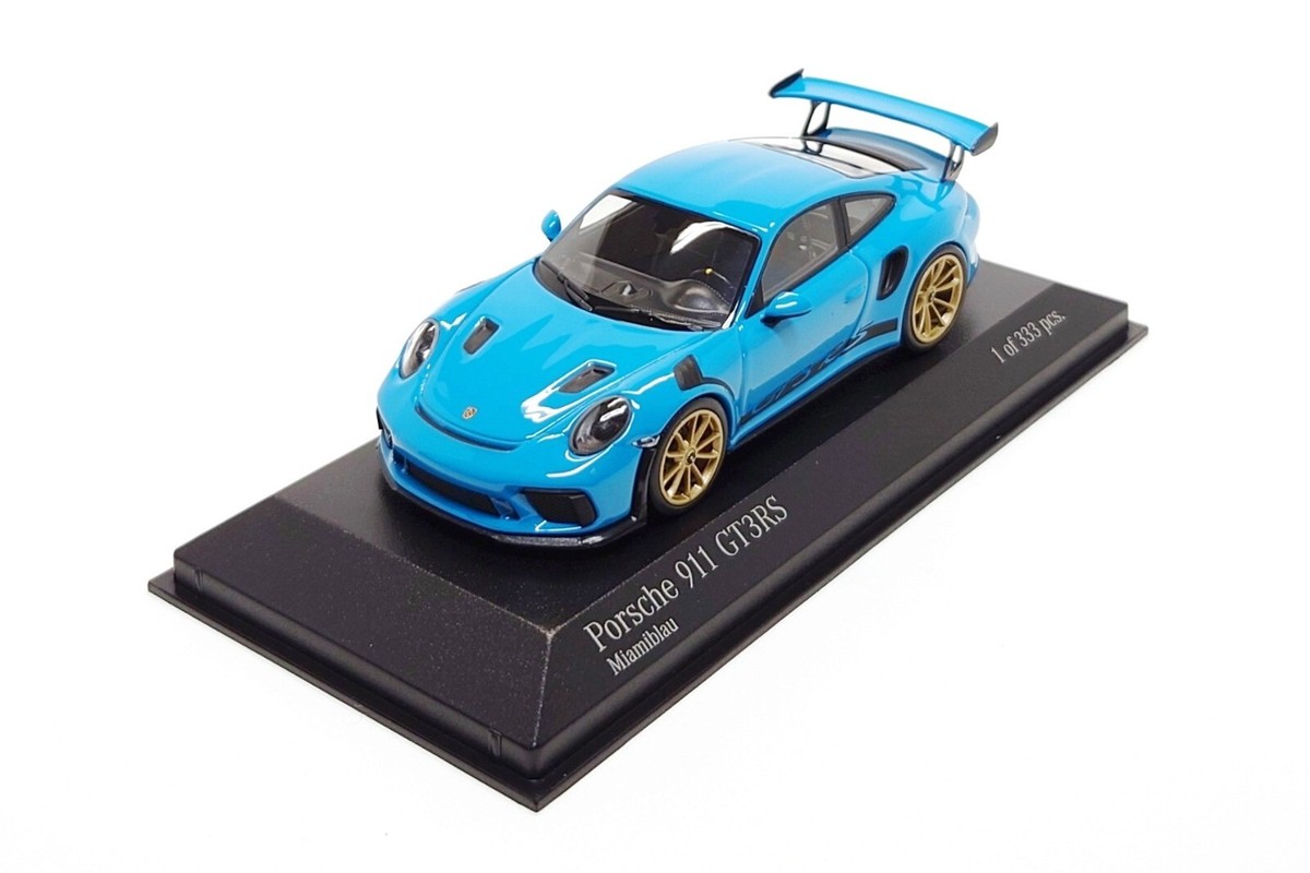 MINICHAMPS ミニチャンプス 991.1 GT3RS マイアミブルー MINICHAMPS ミニチャンプス 991.1 GT3RS マイアミブルー