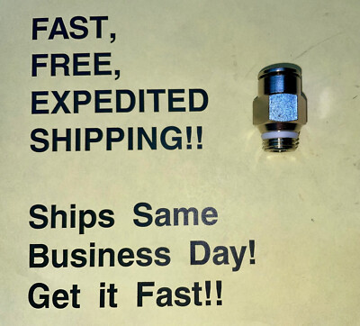 Camozzi P6510 06-04 Pneumatic Fitting; $5.00 Ship Charge Per Order!
