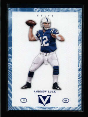 ANDREW LUCK 2018 PANINI VERTEX #18 BLUE PARALLEL #42/99 AZ5343