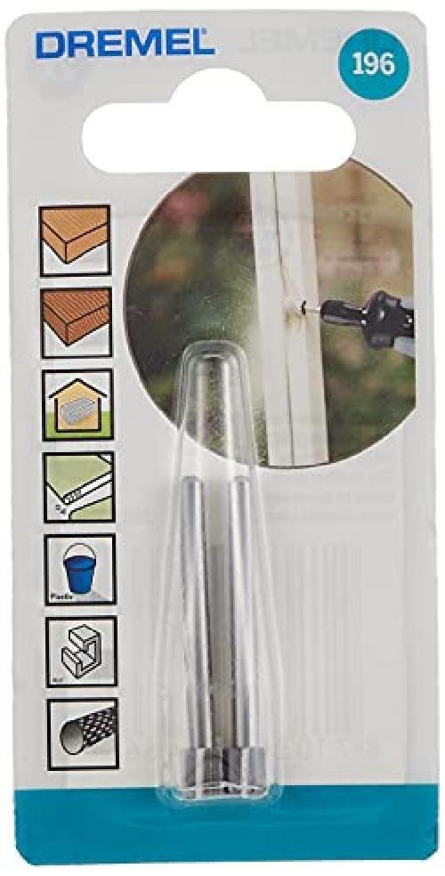 Dremel 196 punte da taglio per fresatura in set di accessori da 2 pezzi   2 fres