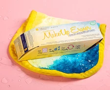 The Original MakeUp Eraser Full Size Blue Yellow Charity Water Machine Washable
