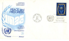 Nazioni Unite Pace & Progresso - 1970 Primo Giorno FDC - Fleetwood - Scott UN 211