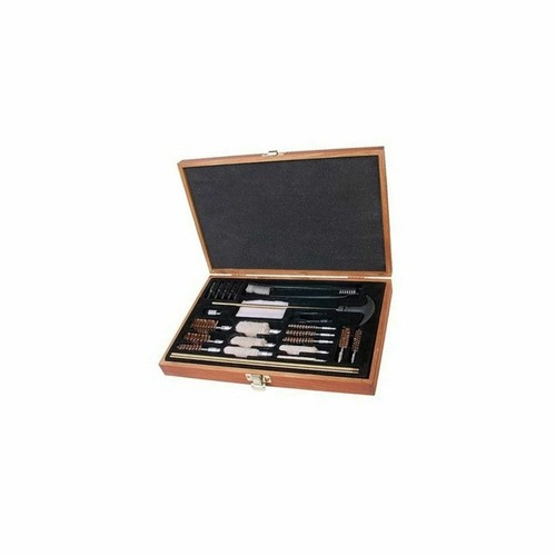 OUTERS 28pc Universal Gun Cleaning Kit Wood Box 76683700827 eBay