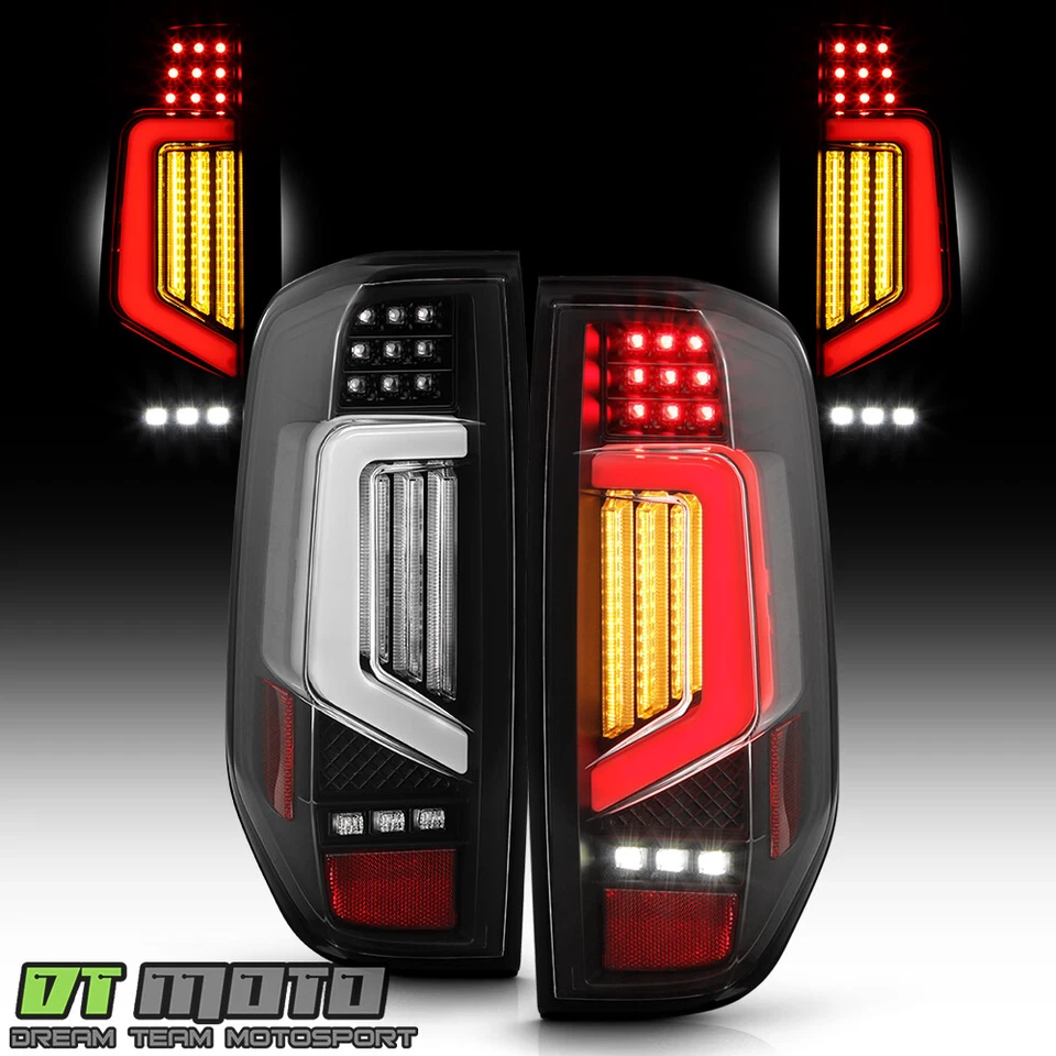 For 2005-2021 Nissan Frontier Full LED Tail Lights w/ Animation Greeting Lamps - Image 2 of 4