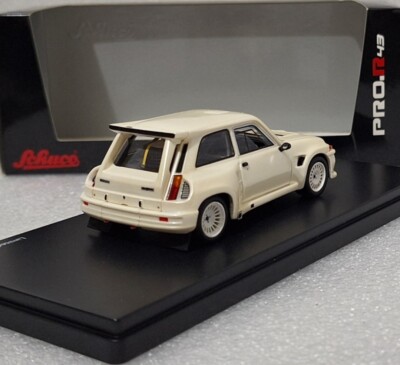 Renault 5 Maxi Turbo 1985 White Pearl Met 1:43 Schuco PRO.R 08855