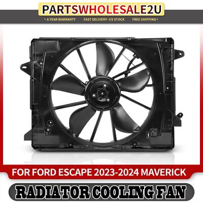 New Radiator Fan Cooling Motor w/ Brushless Motor for Ford Maverick 22-24 Escape