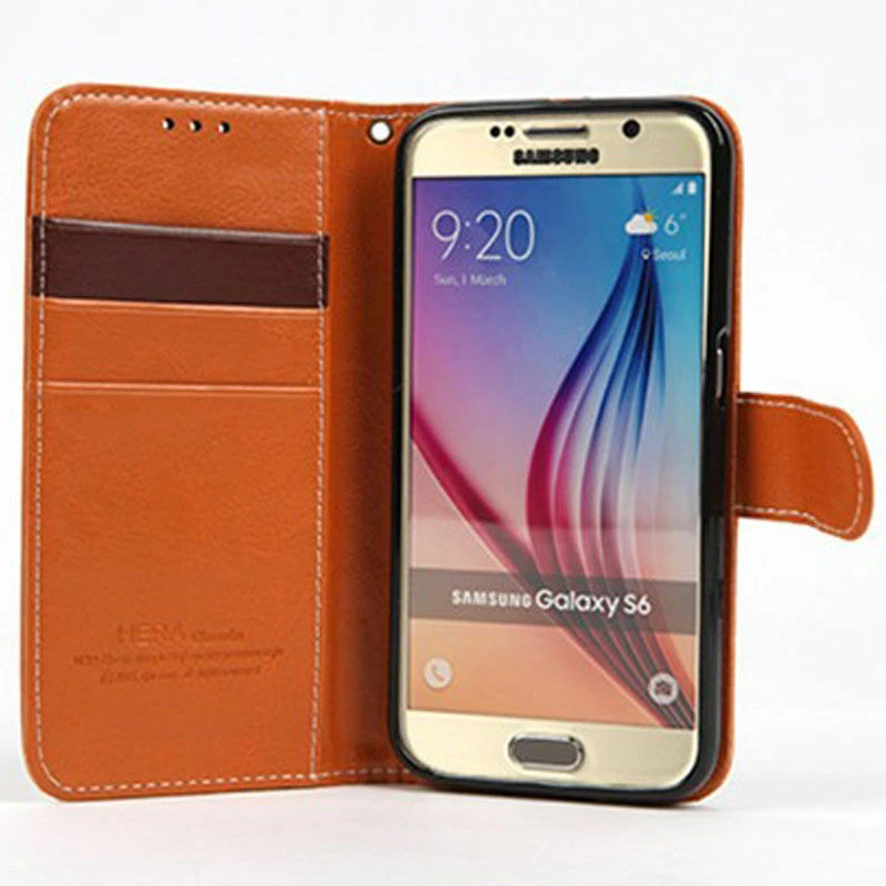 Funda tipo billetera clásica Hera para Samsung Galaxy S25 S24 S23 S22 S21 S20/ Plus Ultra Foto 2 de 4