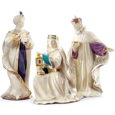 Lenox First Blessing Nativity Three Kings Figurines 3 Wise Men Christmas NEW