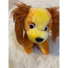 Vintage Walt Disney Classic Lady And The Tramp Stuffed Plush Dog Lady W/ Tag