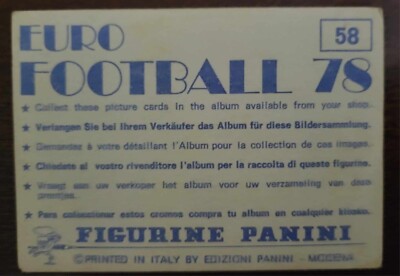 Sticker Panini Euro Football 76/77 Magdeburg Deutschland Ddr # 60