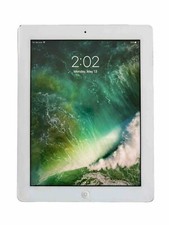 Apple iPad 4th A1459 32GB White , LTE Cellular AT T 4th G. FD520LL/A Tested