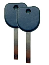 2 Replacement High Security Uncut Key Blade For Chevrolet & GMC (B120-PT, ID 46)