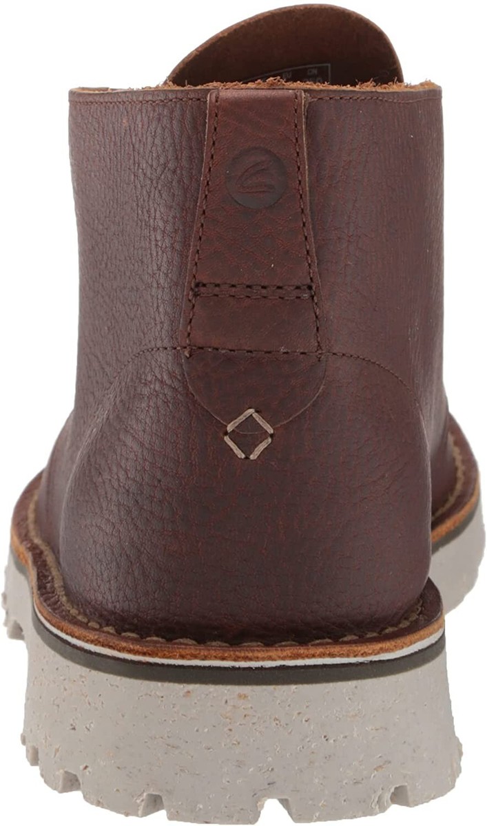 Clarks Overdale Mid Black Leather Men display picture 1