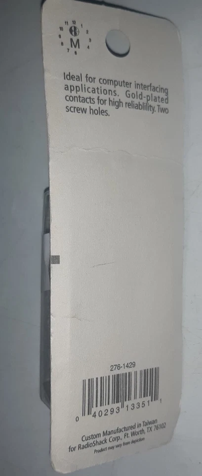 Radio Shack 276-1429 25-Pin Male Crimp Type D-Sub Connector - Image 2 of 3