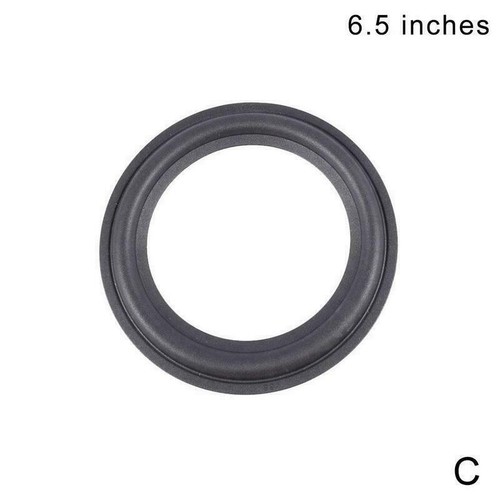 4/5/6.5/8/10/12" Speaker Surround Rubber Woofer Edge Black Audio Supply E0B4 - Foto 11 di 14