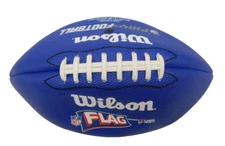 Wilson NFL Play 60 Blue Flag Football Peewee Ages 6-9 (uninflated) WTF1523 HAU