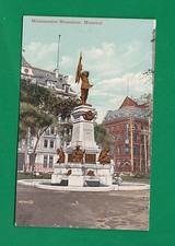 CANADA MAISONNEUVE MONUMENT MONTREAL VINTAGE PC. 5353