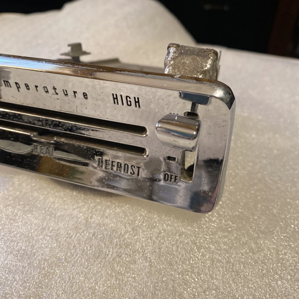 Ford Fairlane 62-64 control de calefacción descongelación usado original Foto 4 de 4