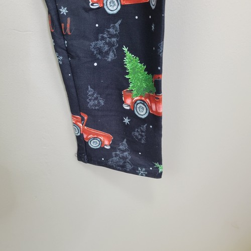 Dren Designs Christmas Truck Polyester Spandex Ankle Leggings Plus Size - Picture 4 of 7