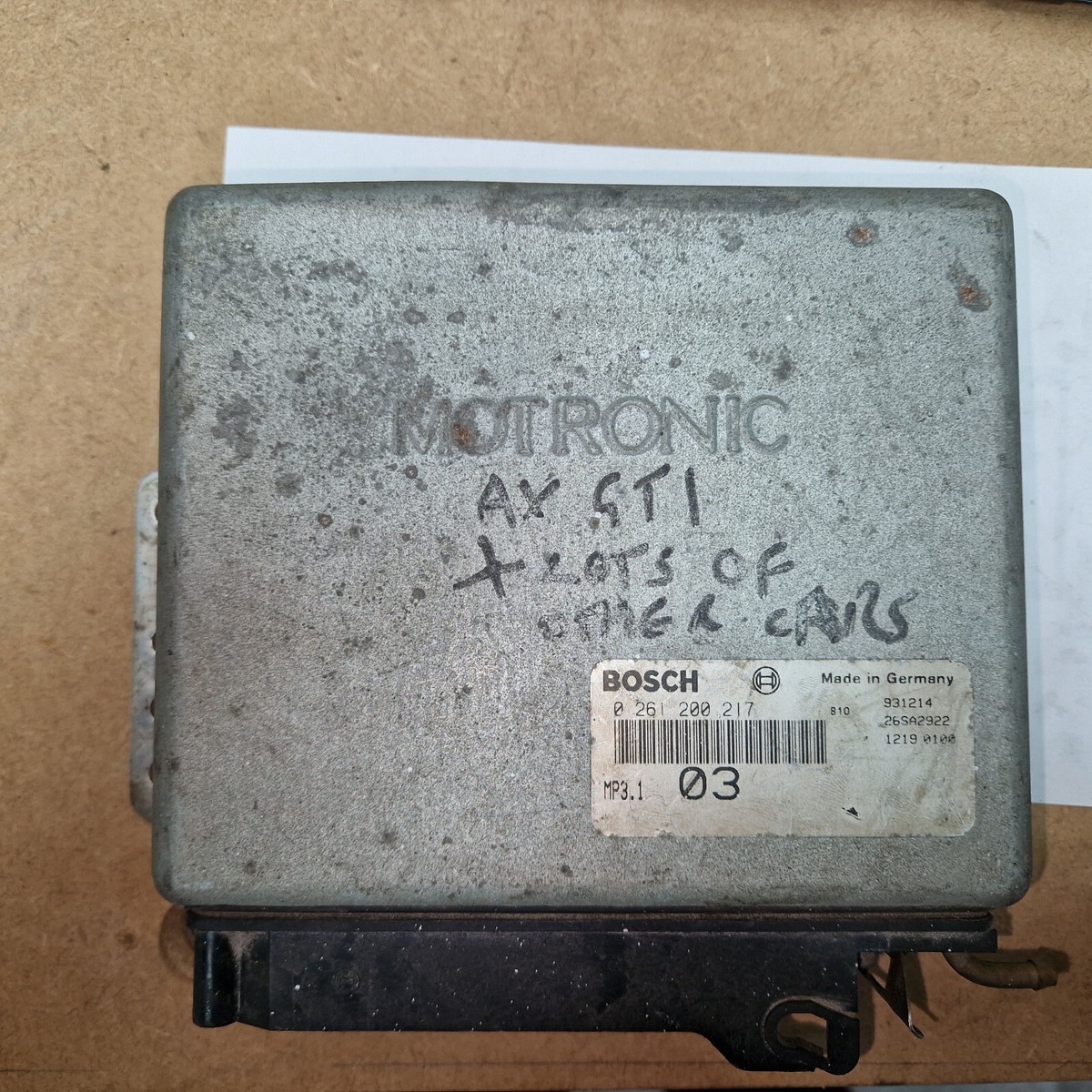 PEUGEOT 106 XSi 1.4 1400 Pre Cat Engine ECU BOSCH / CITROEN