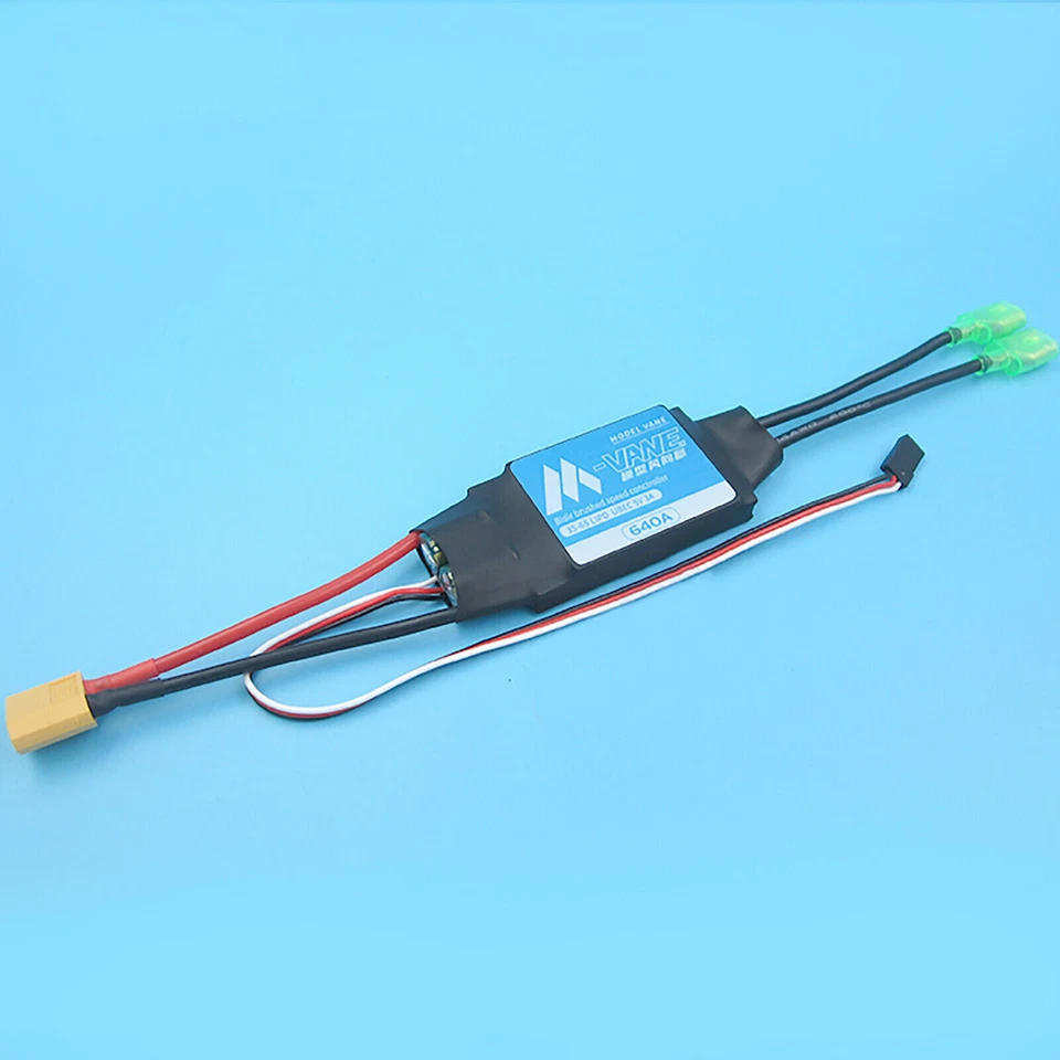 Two-way Brushed ESC 12v-24v 640A860A High-Power ESC Fit for Model Weather Vane - Image 4 of 4