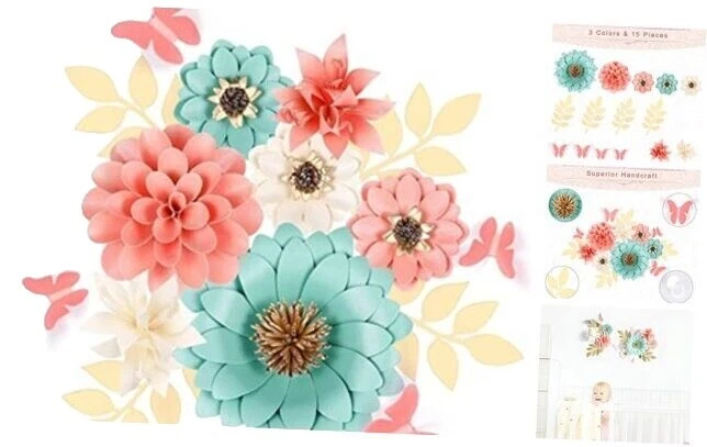 Paper Wedding Flower Wall