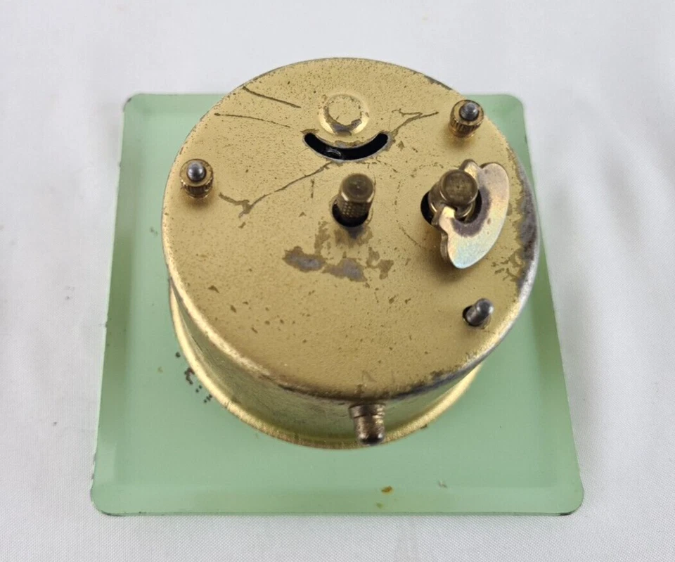 Vintage Tischuhr Exact - Mechanisch Handaufzug 50er Jahre Design Tischuhr - Bild 4 von 4