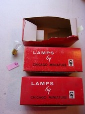 LOT OF 22 NEW IN BOX CHICAGO MINIATURE LAMPS WIK1133 CLEAR (U4)