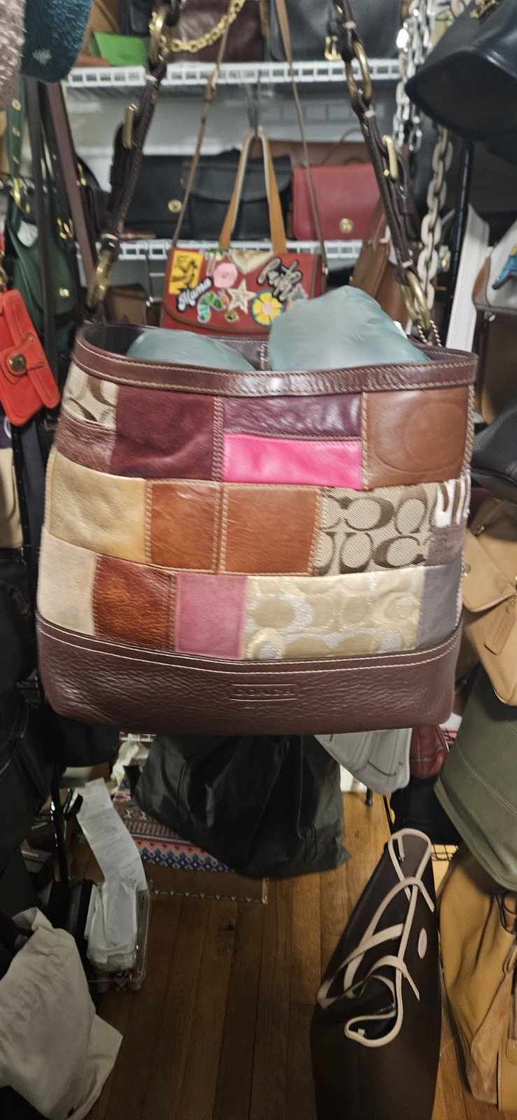 Coach Holiday Patchwork Tote 10434 - image 23