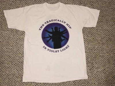 The Tragically Hip In Violet Light Concert Tour T Shirt BT177
