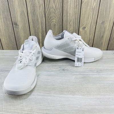 Adidas Crazyflight Volleyball Shoes White Silver Grey IG3970 Womens Size: 8.5