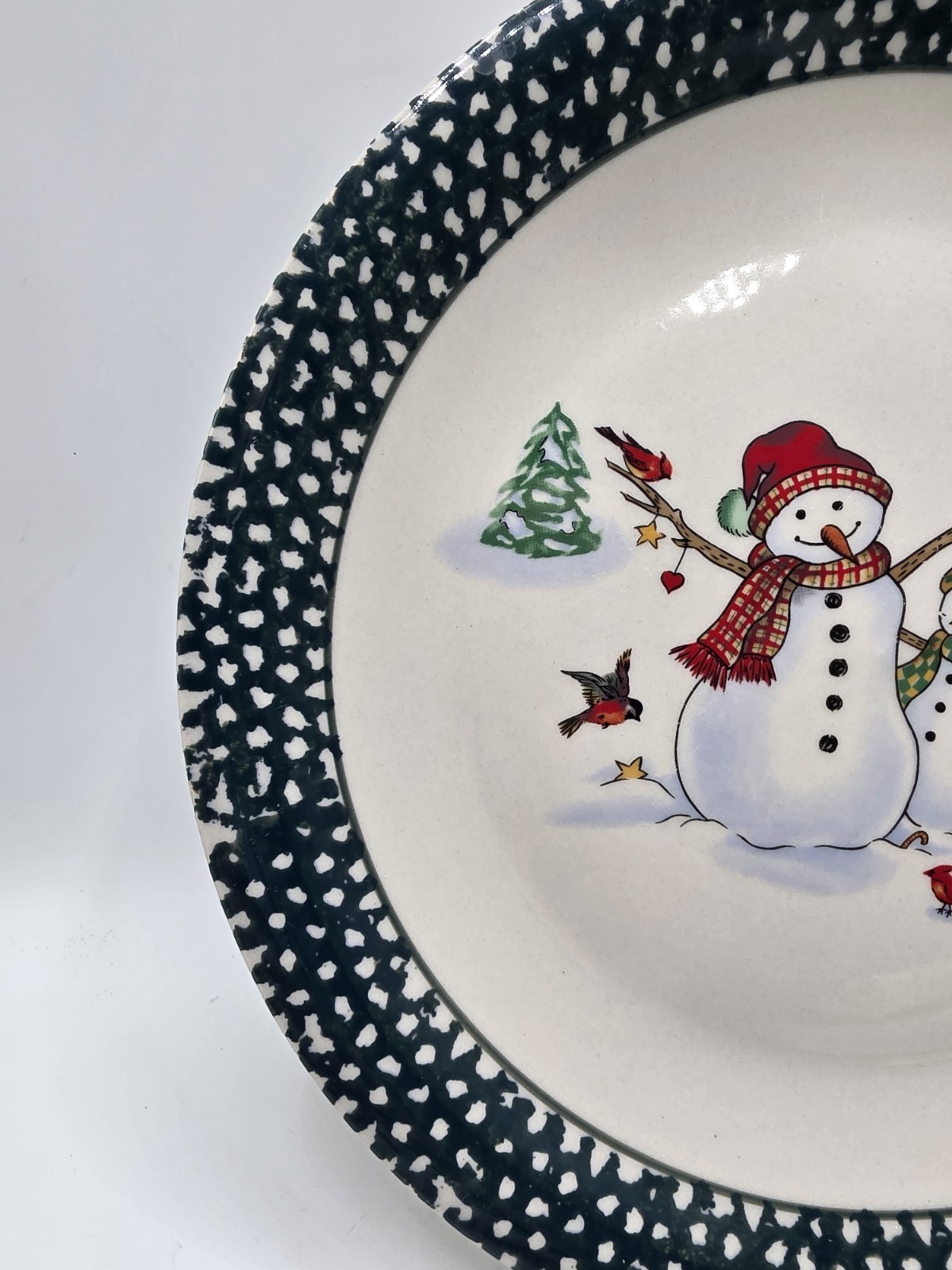 Thomson Pottery Winterland Green 10 1/4 Inch Dinner Plate-Mint Condition