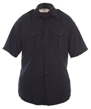 Elbeco Shirt Womens Sz 28 Dk Navy Classic Prestige 9840 Short Slv Poly Wool Nwt