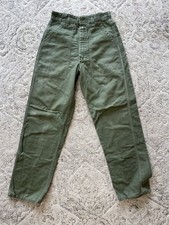 OG 107 Military Pants Olive Green Sateen