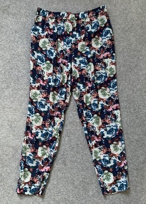 Vero Moda Floral Ankle Hose Loose Fit Gummibund Größe XL