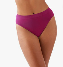 Wacoal MEDIUM Size 6 B-Smooth Seamless Hi-Cut Brief Panty NWOT 834175 BerryFiz