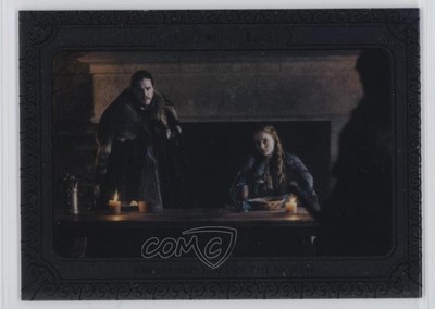 2019 Game of Thrones Inflexions Silver 5/75 Jon Snow Sansa Stark #126 13u1