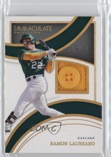 2022 Panini Immaculate Materials Relics Button 6/10 Ramon Laureano #MP-RA 0o9