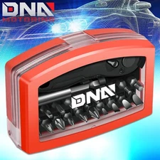 22 PCS Portable Repair Tool Mini Ratchet Wrench Set Kit With Carrying Case Red